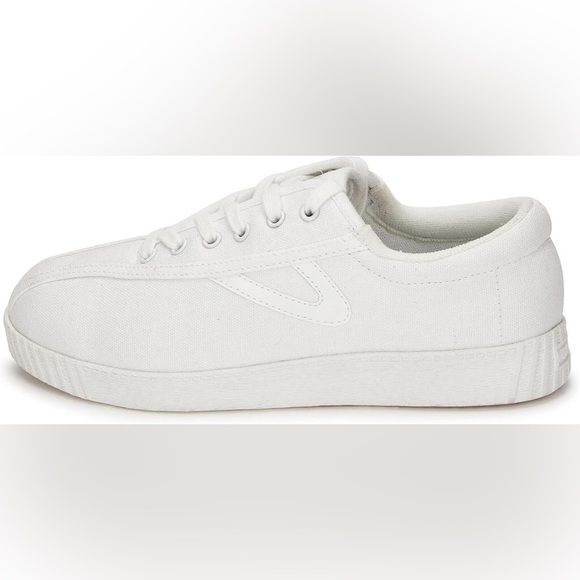TRETORN Women's Nylite Plus Canvas Sneakers, White/White, 9 - Picture 3 of 3